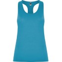 Débardeur femme, dos style nageur, en polyester touché coton, 160 g/m²