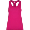 Débardeur femme, dos style nageur, en polyester touché coton, 160 g/m²