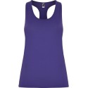 Débardeur femme, dos style nageur, en polyester touché coton, 160 g/m²