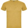T-shirt homme manches courtes en polycoton chiné, 150 g/m²