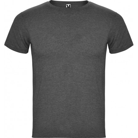 T-shirt homme manches courtes en polycoton chiné, 150 g/m²
