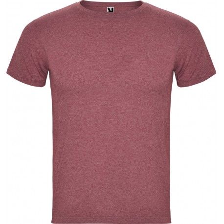 T-shirt homme manches courtes en polycoton chiné, 150 g/m²