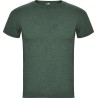 T-shirt homme manches courtes en polycoton chiné, 150 g/m²