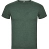 T-shirt homme manches courtes en polycoton chiné, 150 g/m²