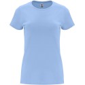 T-shirt femme en coton manches courtes quadruple épaisseur, 165 g/m²