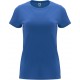 T-shirt femme en coton manches courtes quadruple épaisseur, 165 g/m²