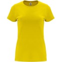 T-shirt femme en coton manches courtes quadruple épaisseur, 165 g/m²