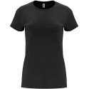 T-shirt femme en coton manches courtes quadruple épaisseur, 165 g/m²