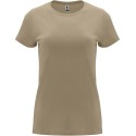 T-shirt femme en coton manches courtes quadruple épaisseur, 165 g/m²