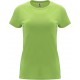 T-shirt femme en coton manches courtes quadruple épaisseur, 165 g/m²