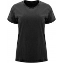 T-shirt femme manches courtes effet jeans en coton, 160 g/m²