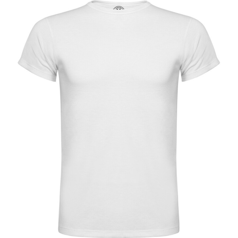 T-shirt sublimation manches courtes en polyester touché coton, 150 g/m²