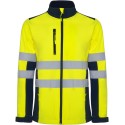 Veste softshell de travail haute visibilité, 2 bandes réfléchissantes, 320 g/m²