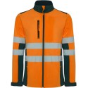 Veste softshell de travail haute visibilité, 2 bandes réfléchissantes, 320 g/m²