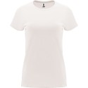 T-shirt femme en coton manches courtes quadruple épaisseur, 165 g/m²