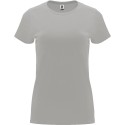 T-shirt femme en coton manches courtes quadruple épaisseur, 165 g/m²
