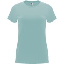 T-shirt femme en coton manches courtes quadruple épaisseur, 165 g/m²