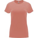 T-shirt femme en coton manches courtes quadruple épaisseur, 165 g/m²