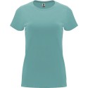 T-shirt femme en coton manches courtes quadruple épaisseur, 165 g/m²