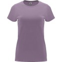 T-shirt femme en coton manches courtes quadruple épaisseur, 165 g/m²