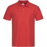 Polo classique en coton piqué avec boutons imitation écaille, 170 g/m²
