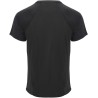 T-shirt de sport raglan, combinaison de polyester interlock et mesh