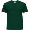 Tee-shirt col rond coupe droite manches courtes en coton pré-rétréci, 155 g/m²