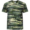 Tee-shirt col rond coupe droite manches courtes en coton pré-rétréci, 155 g/m²