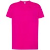 Tee-shirt col rond coupe droite manches courtes en coton pré-rétréci, 155 g/m²
