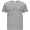 Tee-shirt col rond coupe droite manches courtes en coton pré-rétréci, 155 g/m²