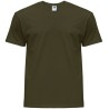 Tee-shirt col rond coupe droite manches courtes en coton pré-rétréci, 155 g/m²