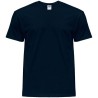 Tee-shirt col rond coupe droite manches courtes en coton pré-rétréci, 155 g/m²
