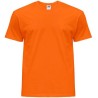 Tee-shirt col rond coupe droite manches courtes en coton pré-rétréci, 155 g/m²