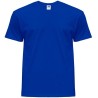 Tee-shirt col rond coupe droite manches courtes en coton pré-rétréci, 155 g/m²