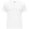 Tee-shirt col rond coupe droite manches courtes en coton pré-rétréci, 155 g/m²