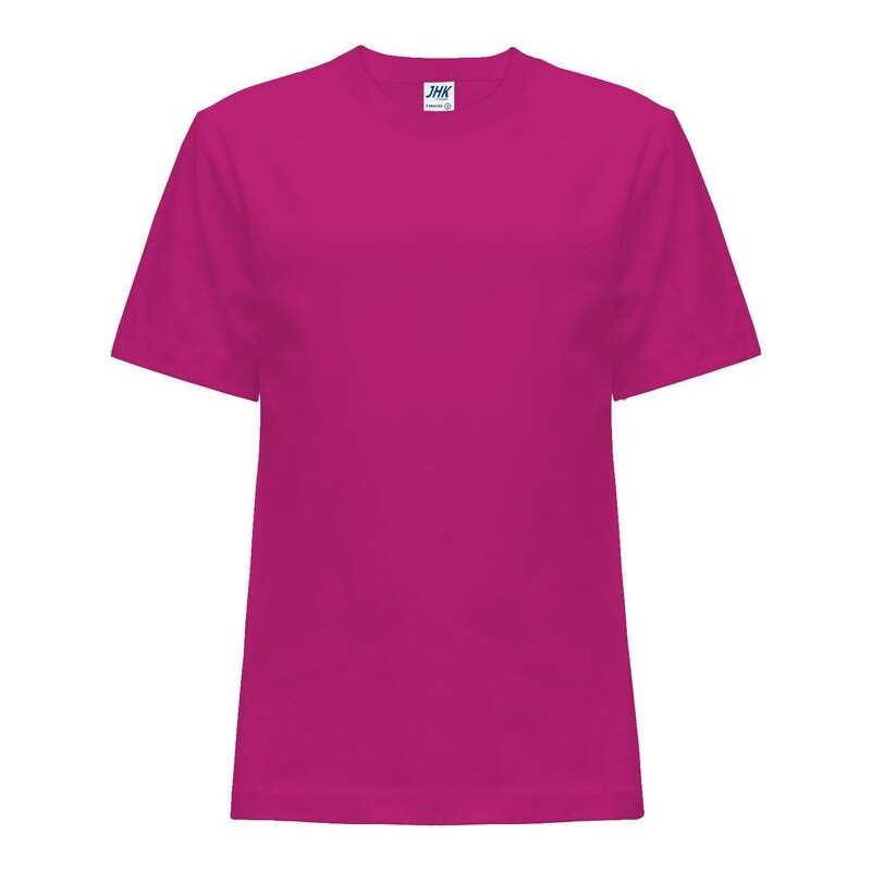 T-shirt enfant col rond coupe droite manches courtes en coton pré-rétréci, 155 g/m²