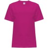 T-shirt enfant col rond coupe droite manches courtes en coton pré-rétréci, 155 g/m²