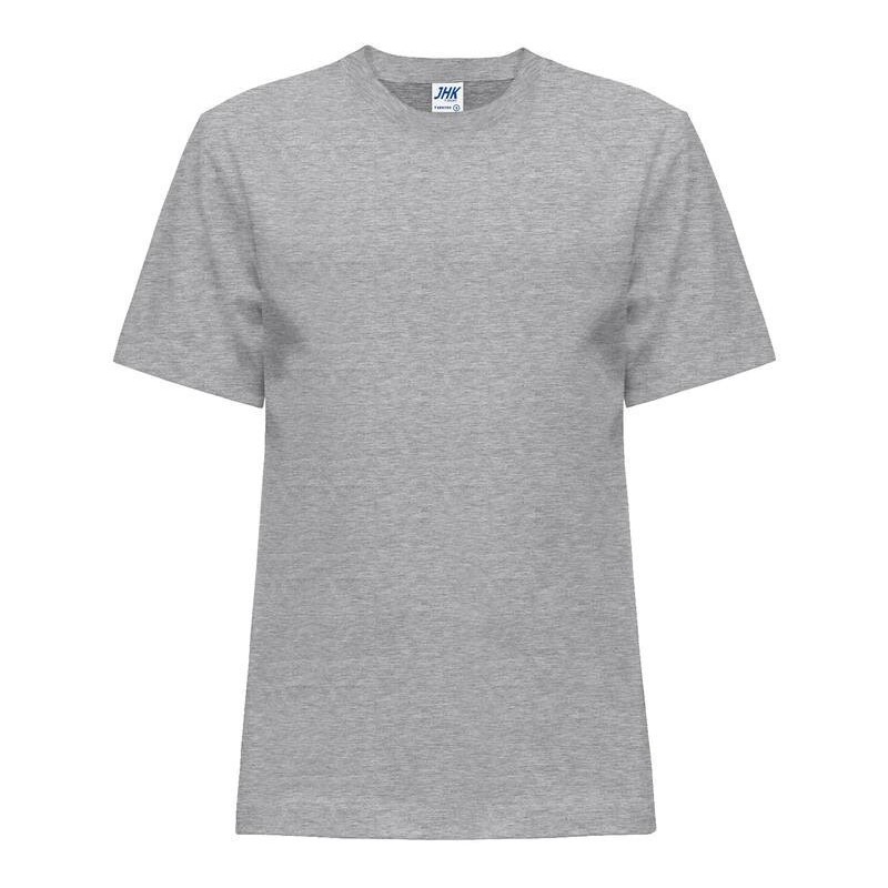 T-shirt enfant col rond coupe droite manches courtes en coton pré-rétréci, 155 g/m²