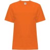 T-shirt enfant col rond coupe droite manches courtes en coton pré-rétréci, 155 g/m²