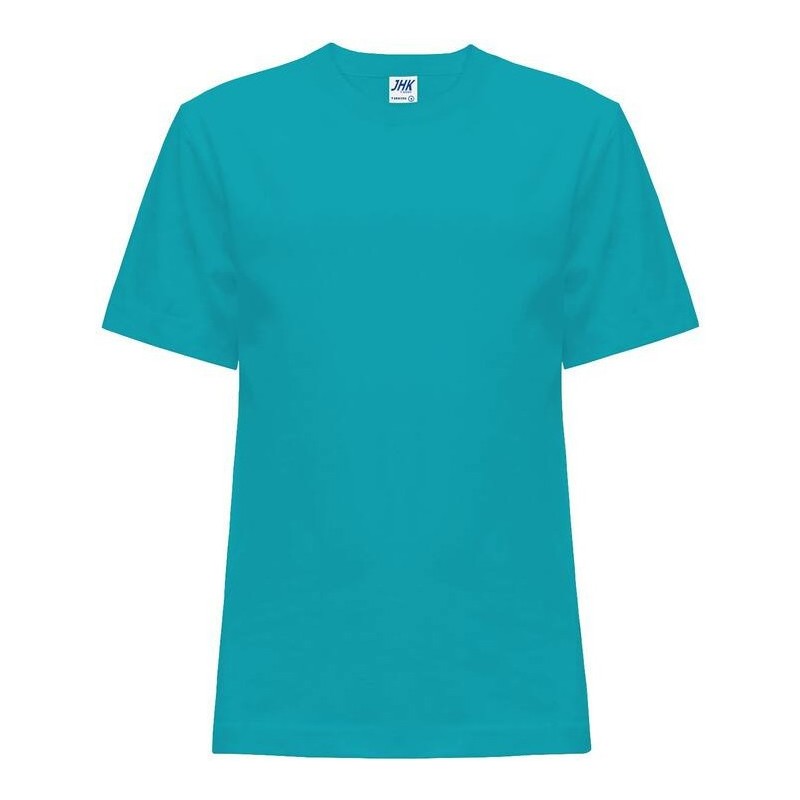 T-shirt enfant col rond coupe droite manches courtes en coton pré-rétréci, 155 g/m²