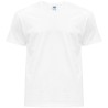 Tee-shirt col rond coupe droite manches courtes en coton pré-rétréci, 170 g/m²