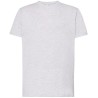 Tee-shirt col rond coupe droite manches courtes en coton pré-rétréci, 170 g/m²