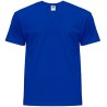 Tee-shirt col rond coupe droite manches courtes en coton pré-rétréci, 170 g/m²