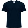 Tee-shirt col rond coupe droite manches courtes en coton pré-rétréci, 170 g/m²