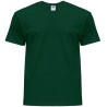 Tee-shirt col rond coupe droite manches courtes en coton pré-rétréci, 170 g/m²