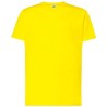 Tee-shirt col rond coupe droite manches courtes en coton ringspun, 190 g/m²