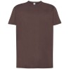 Tee-shirt col rond coupe droite manches courtes en coton ringspun, 190 g/m²