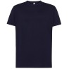 Tee-shirt col rond coupe droite manches courtes en coton ringspun, 190 g/m²