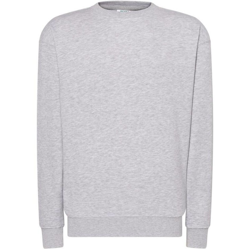 Sweat unisexe col rond, intérieur gratté, en polyester et coton, 290 g/m²