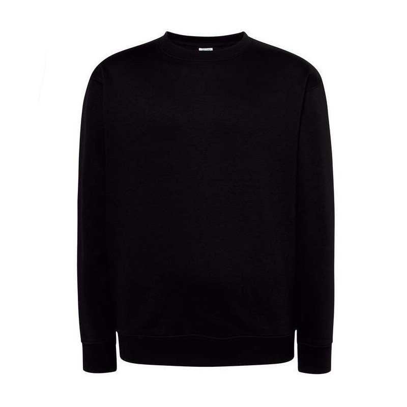 Sweat unisexe col rond, intérieur gratté, en polyester et coton, 290 g/m²